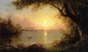 Frederic Edwin Church Lake Scene USA oil painting reproduction
